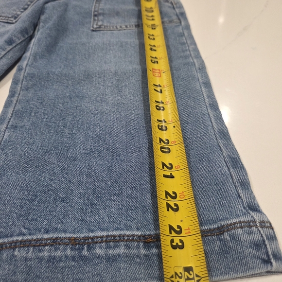 MOLO Girl's ALYNA Medium Blue Chambray Elasticized Waist Cargo Jeans, Sz 7 YRS - Picture 11 of 14